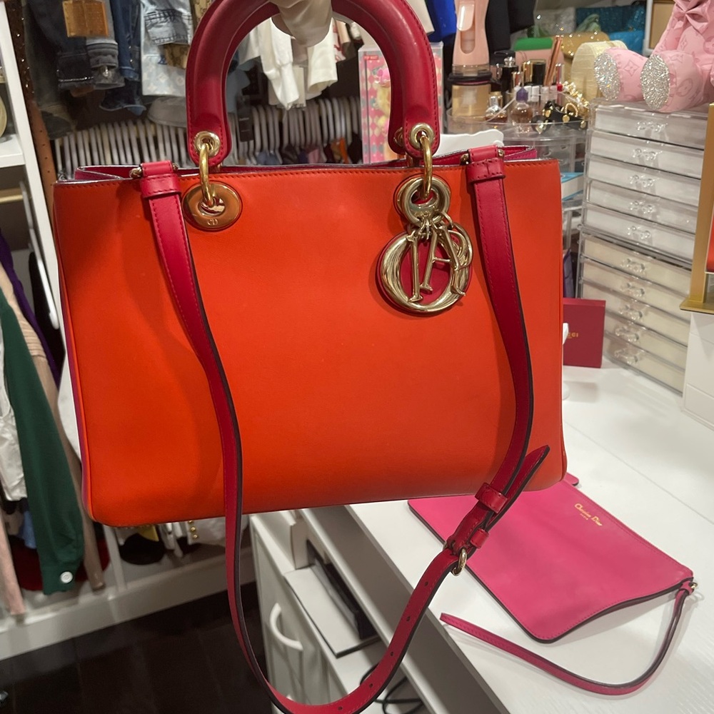 Dior Red Handbag - Picture 7 of 14